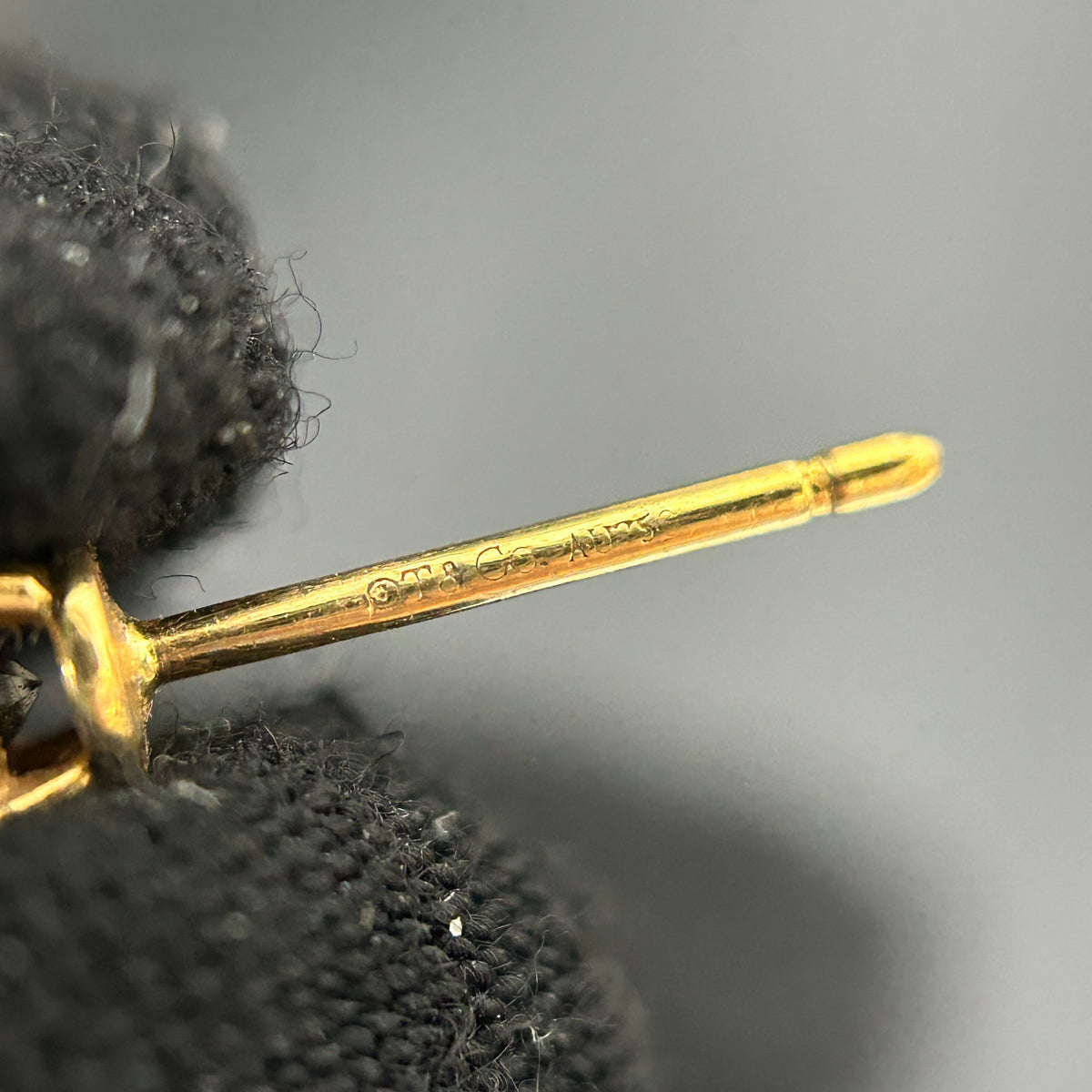 Tiffany & Co. - Setting - 18k yellow gold with diamonds; the source states 12 points. - Gold