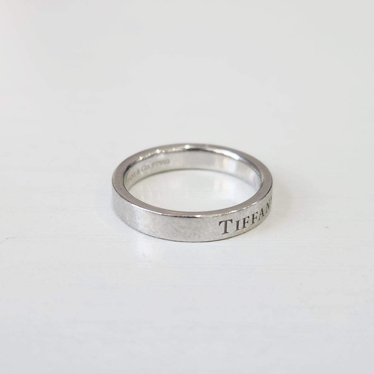 Tiffany & Co. - Signature Narrow - PT950 platinum, 95% platinum - Silver - (44)