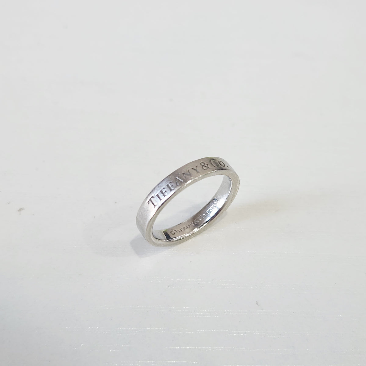 Tiffany & Co. - Signature Narrow - PT950 platinum, 95% platinum - Silver - (44)