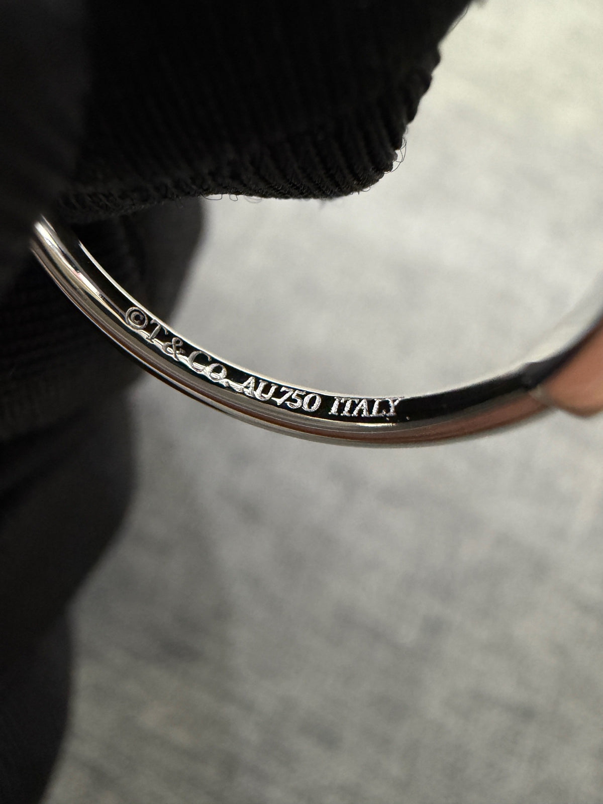 Tiffany & Co. - T - 18K white gold with diamonds - Silver - (50)