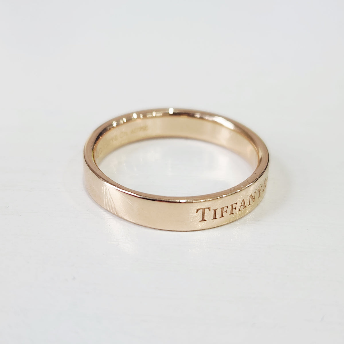 Tiffany & Co. - T&CO Signature Ring 57 - 18K rose gold - Pink - (57)