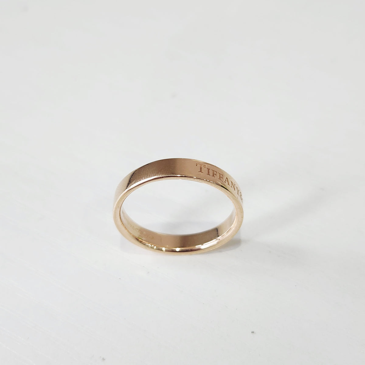 Tiffany & Co. - T&CO Signature Ring 57 - 18K rose gold - Pink - (57)