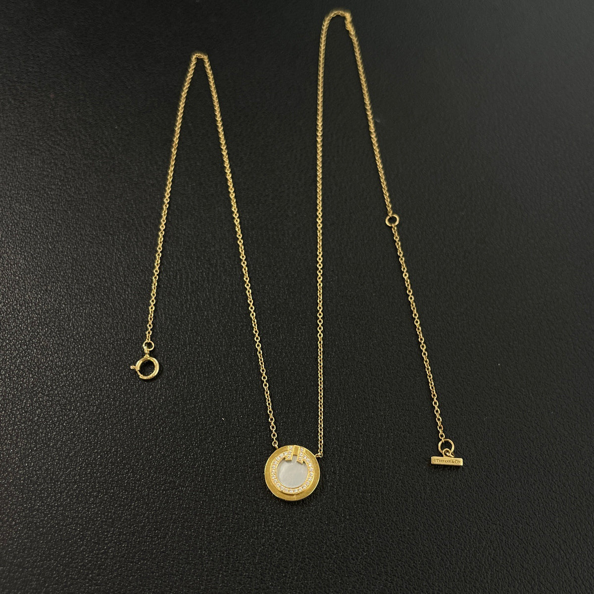 Tiffany & Co - T Collection Circle Pendant - Yellow gold - Gold