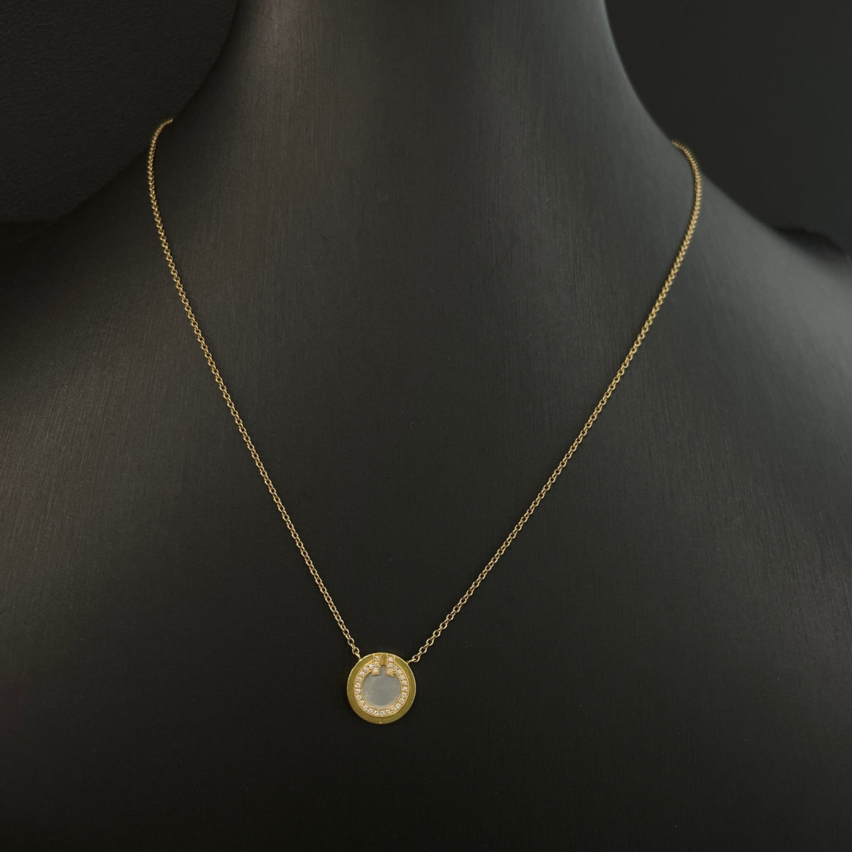 Tiffany & Co - T Collection Circle Pendant - Yellow gold - Gold