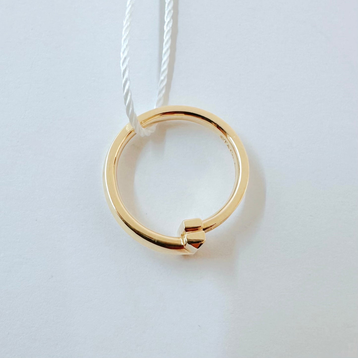 Tiffany & Co - T Ring - Yellow gold - Gold - (50)