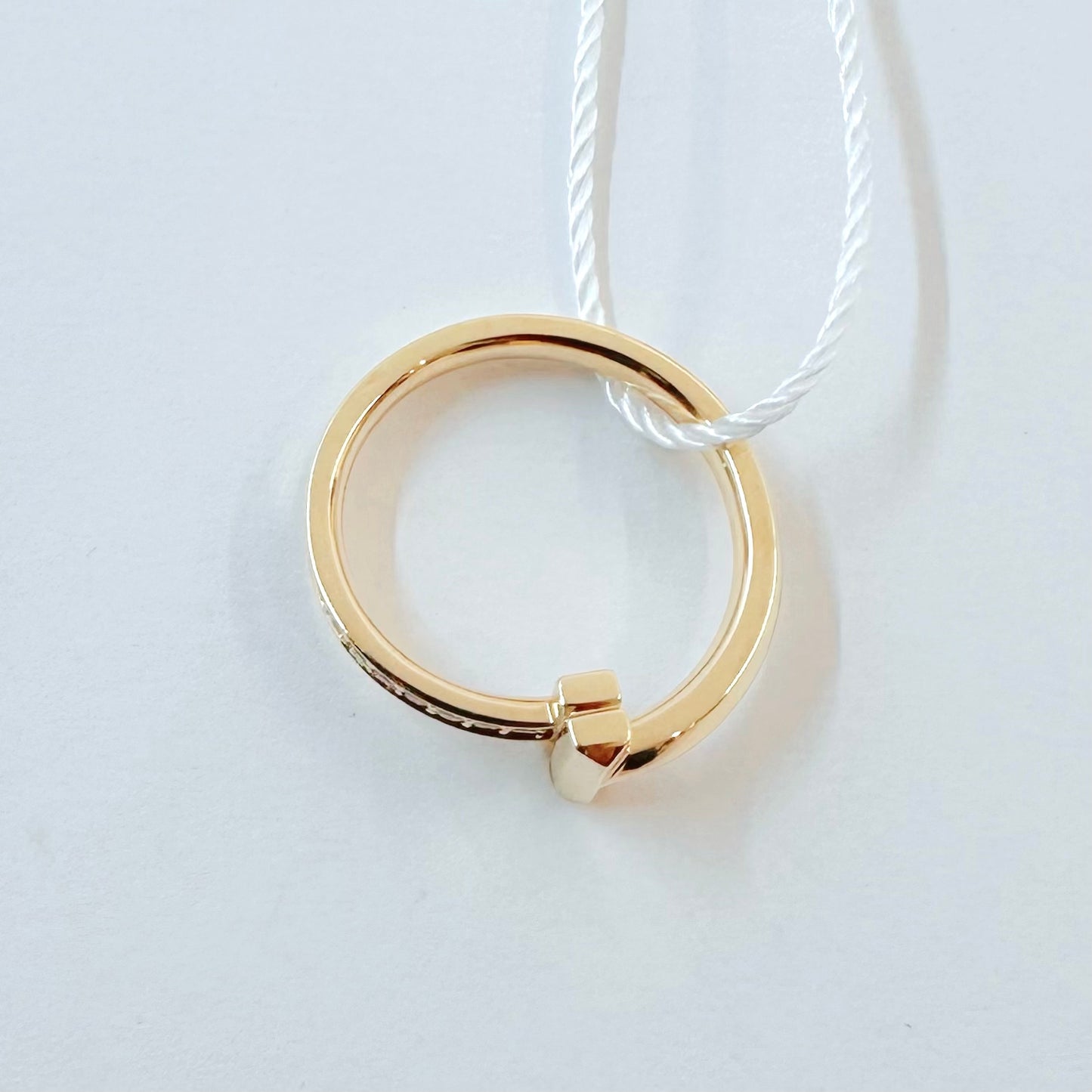 Tiffany & Co - T Ring - Yellow gold - Gold - (50)