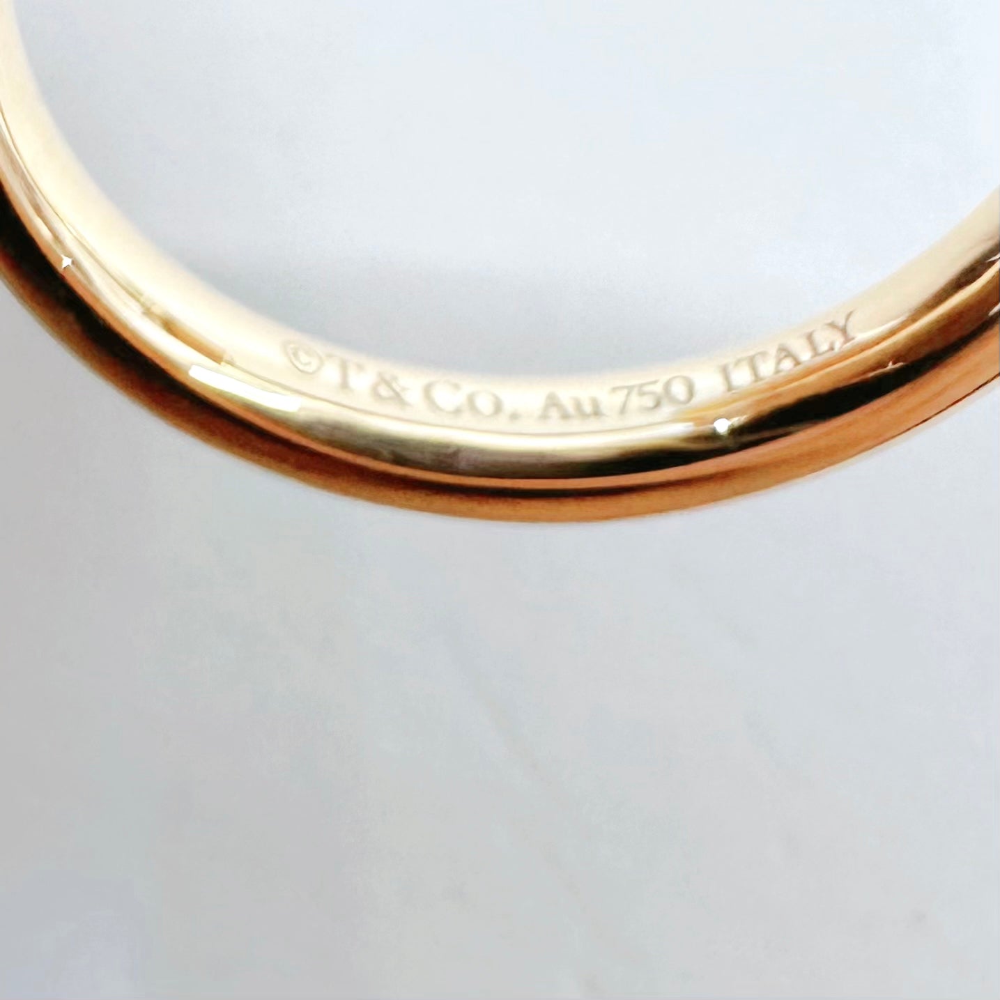 Tiffany & Co - T Ring - Yellow gold - Gold - (50)