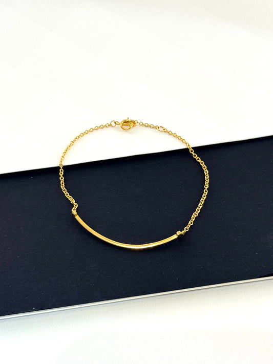 Tiffany & Co. - T Smile Bracelet - Metal - Gold
