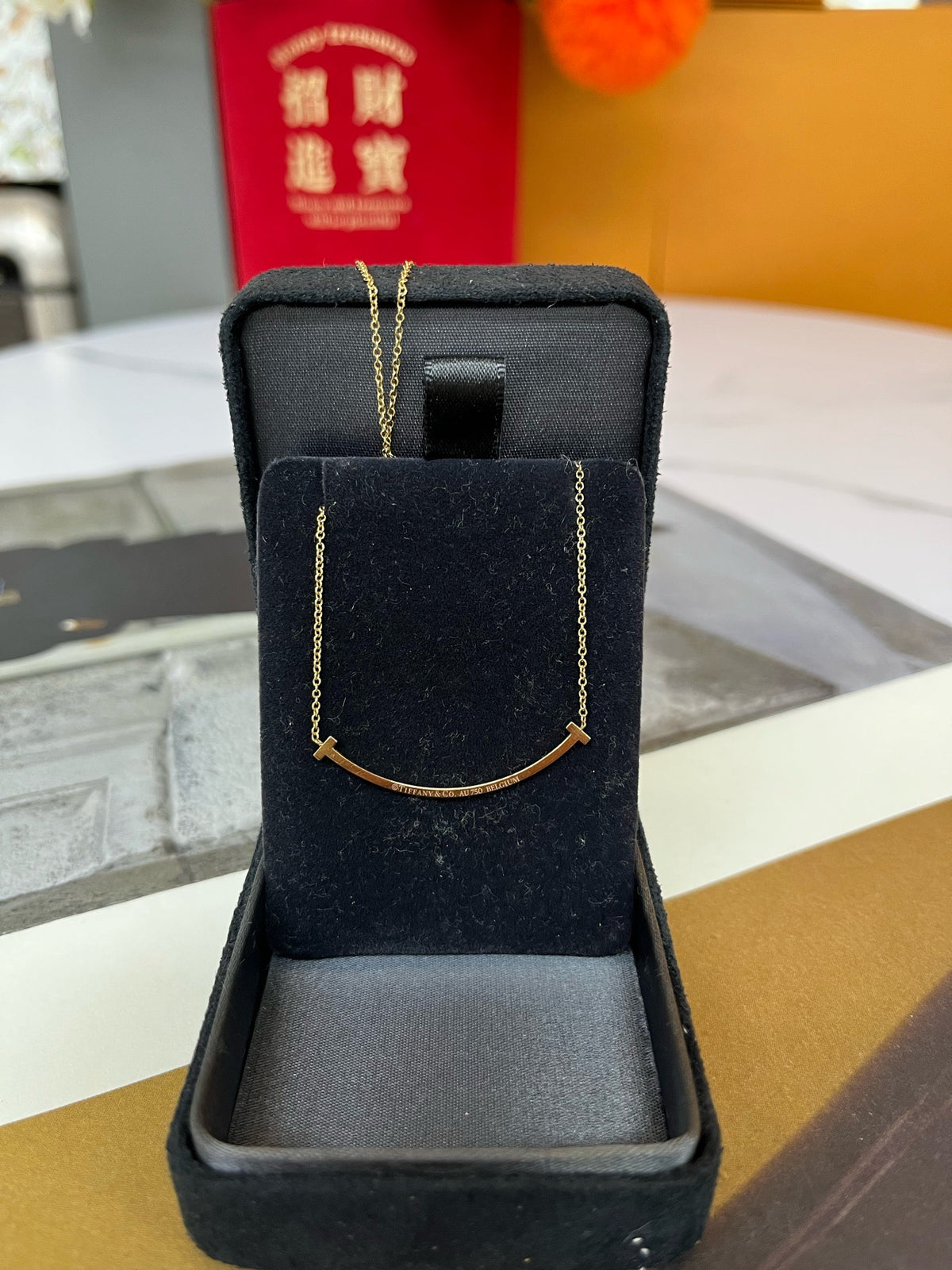 Tiffany & Co. - T Smile Small - 18k yellow gold with diamonds - Gold - (Small)