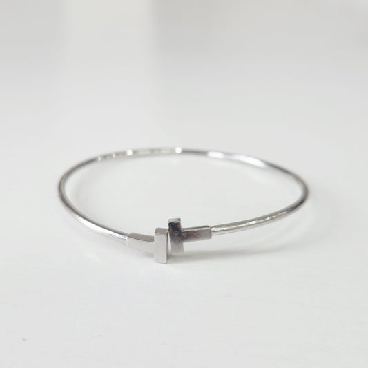 Tiffany & Co - T Smile - White gold - Silver - (15.5 cm)