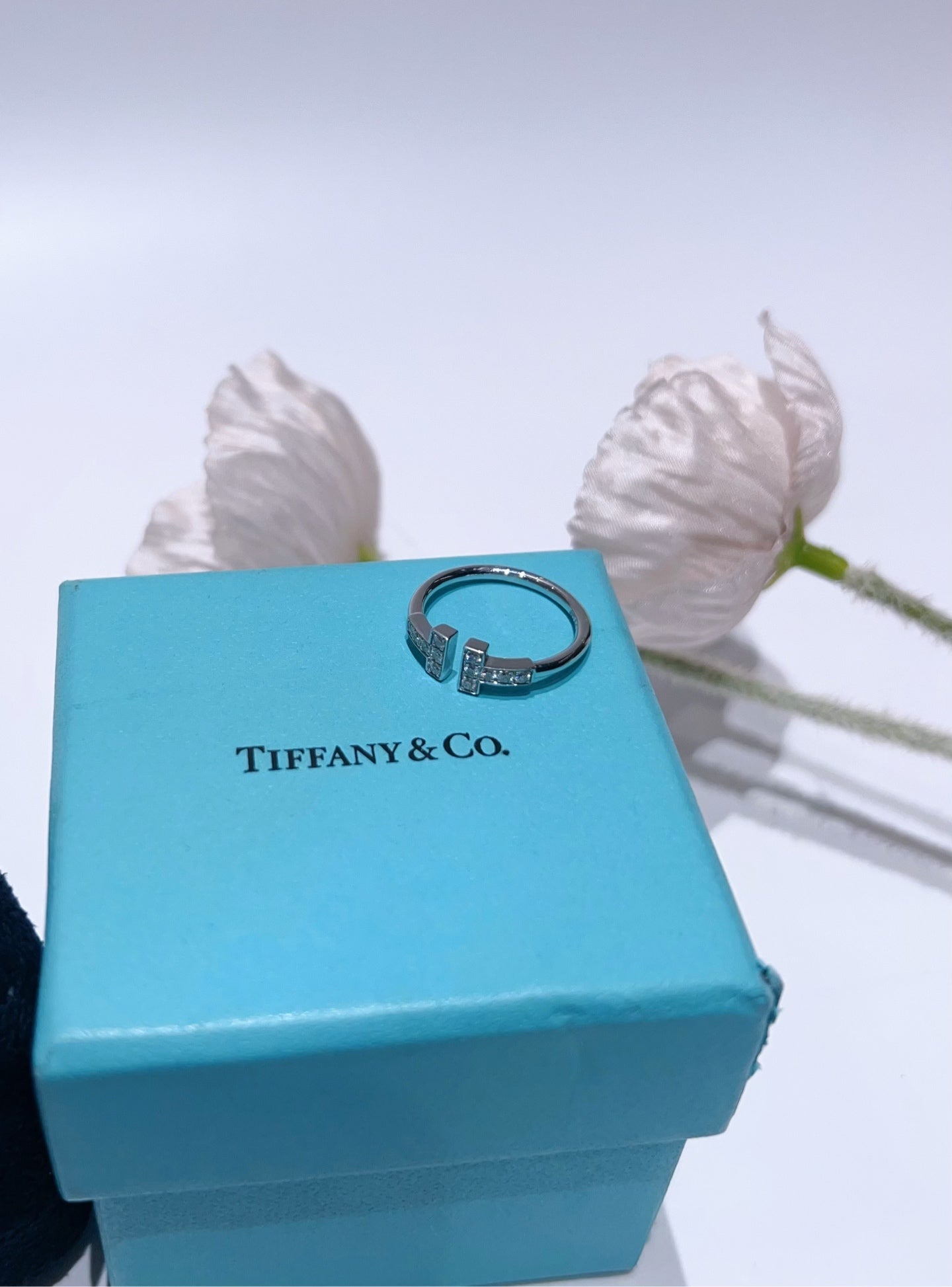 Tiffany & Co - T Smile - White gold - Silver - (50)