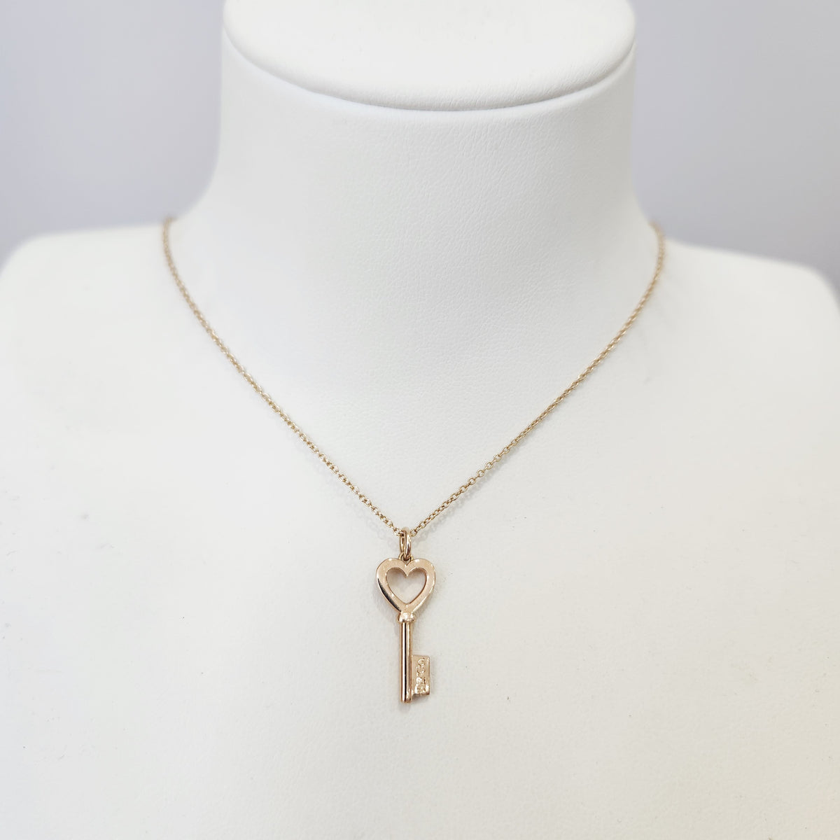 Tiffany & Co. - Tiffany Keys Heart Key Pendant Large - 18K rose gold - Pink