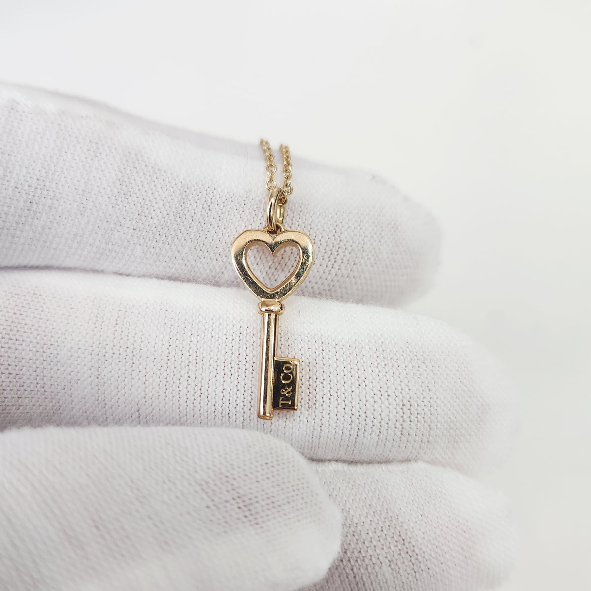 Tiffany & Co. - Tiffany Keys Heart Key Pendant Large - 18K rose gold - Pink