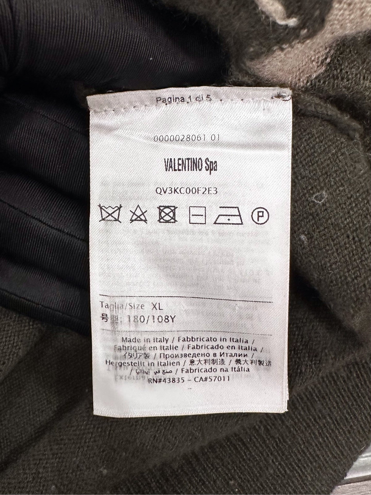Valentino Garavani - Other - Cashmere - Multicolour - (XL)