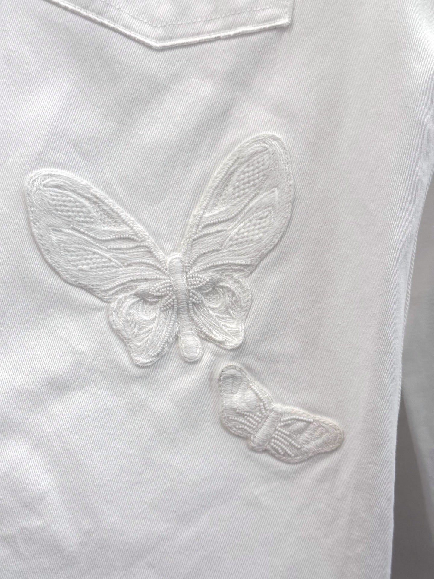 Valentino Garavani - Other - Denim - Jeans - White - (44)