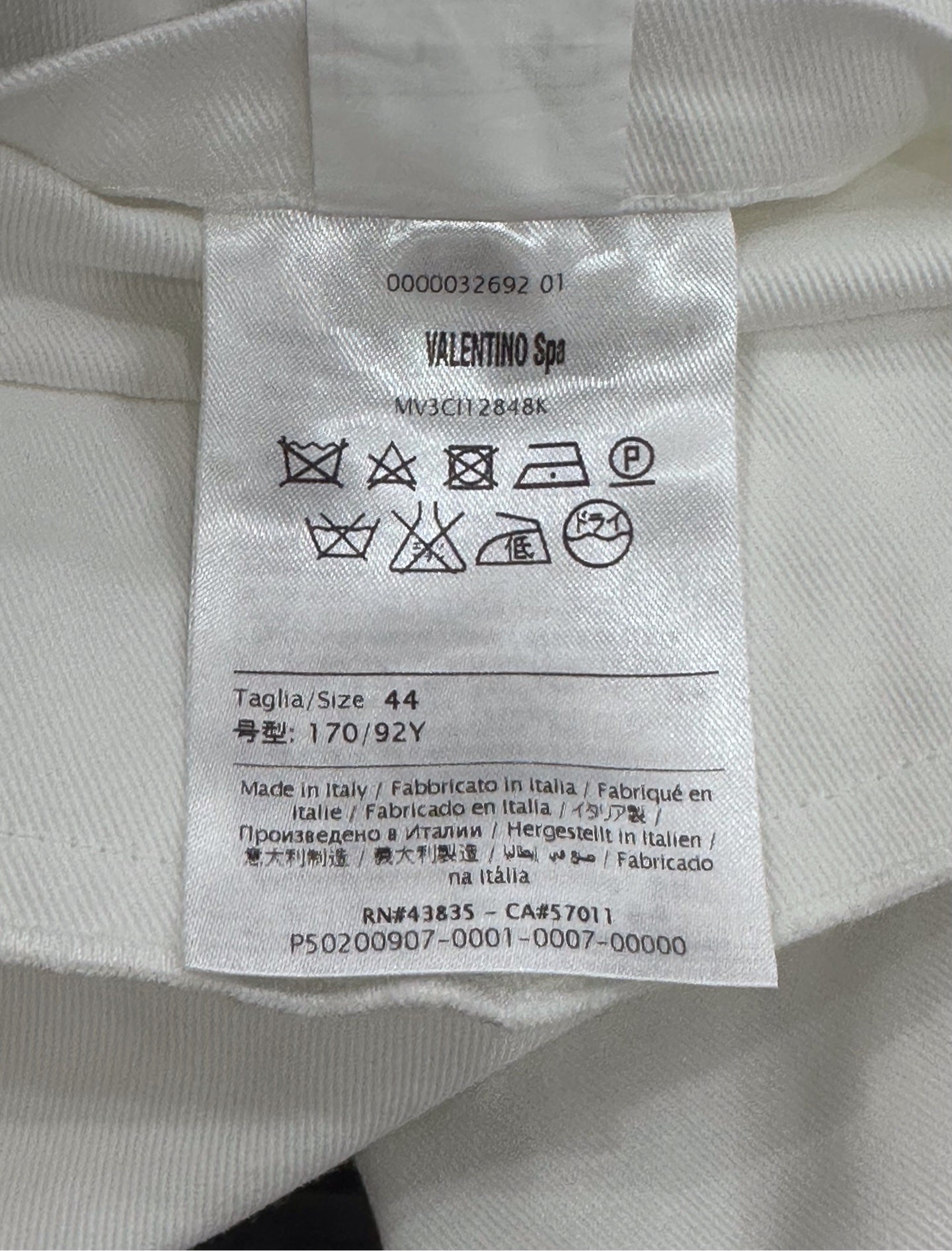 Valentino Garavani - Other - Denim - Jeans - White - (44)