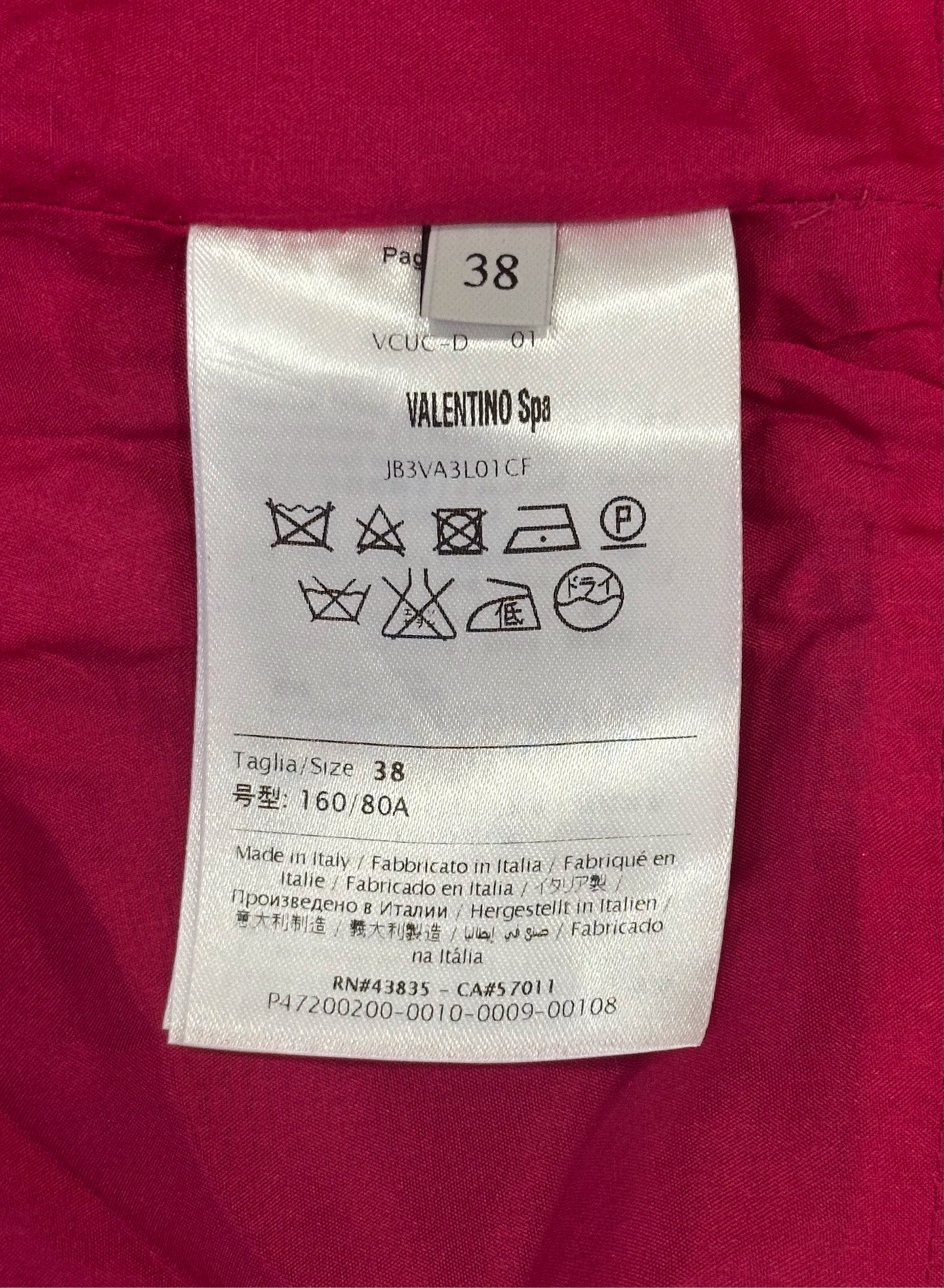 Valentino Garavani - Other - Wool - Red - (38)