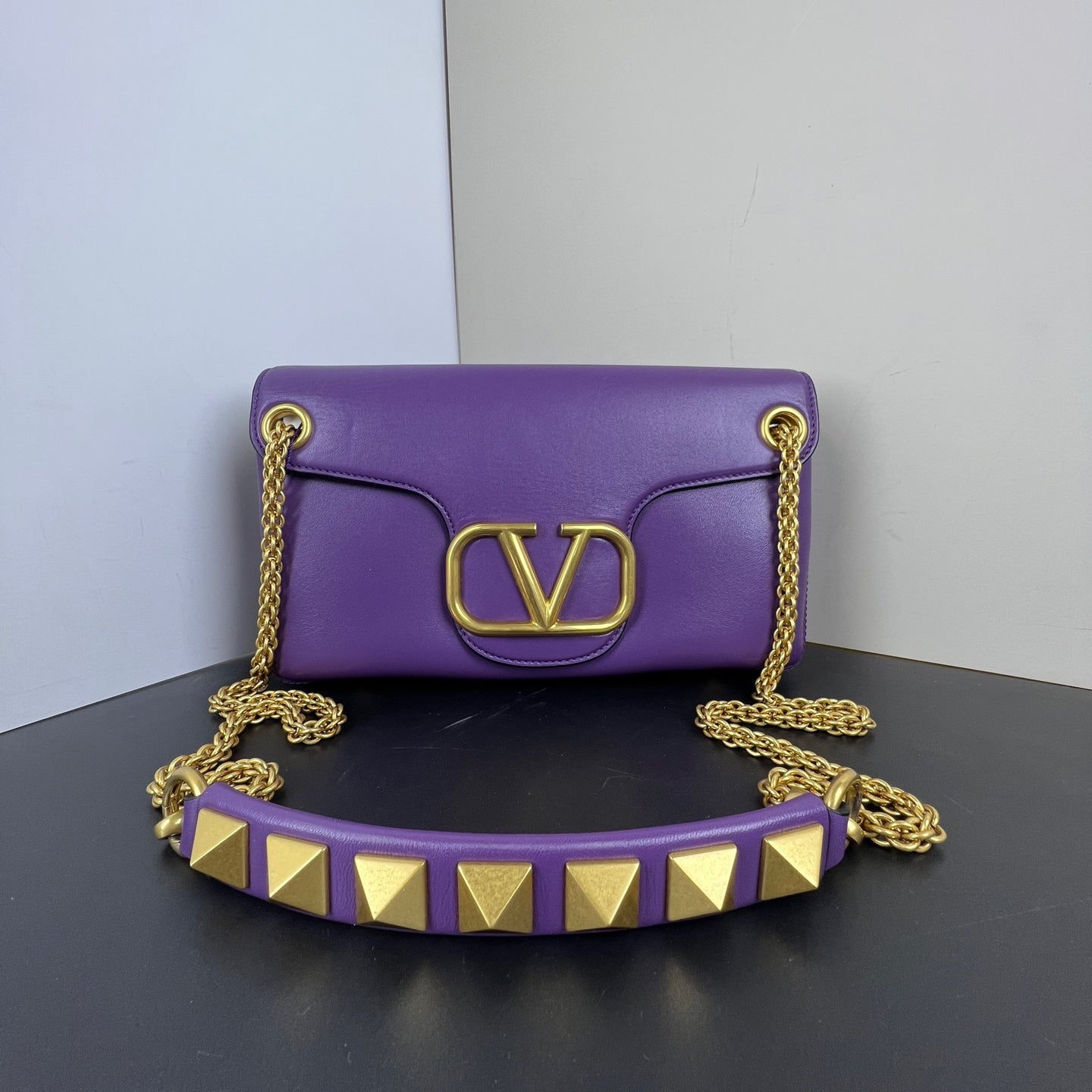 Valentino - Rockstud - Leather - Purple - (mini)