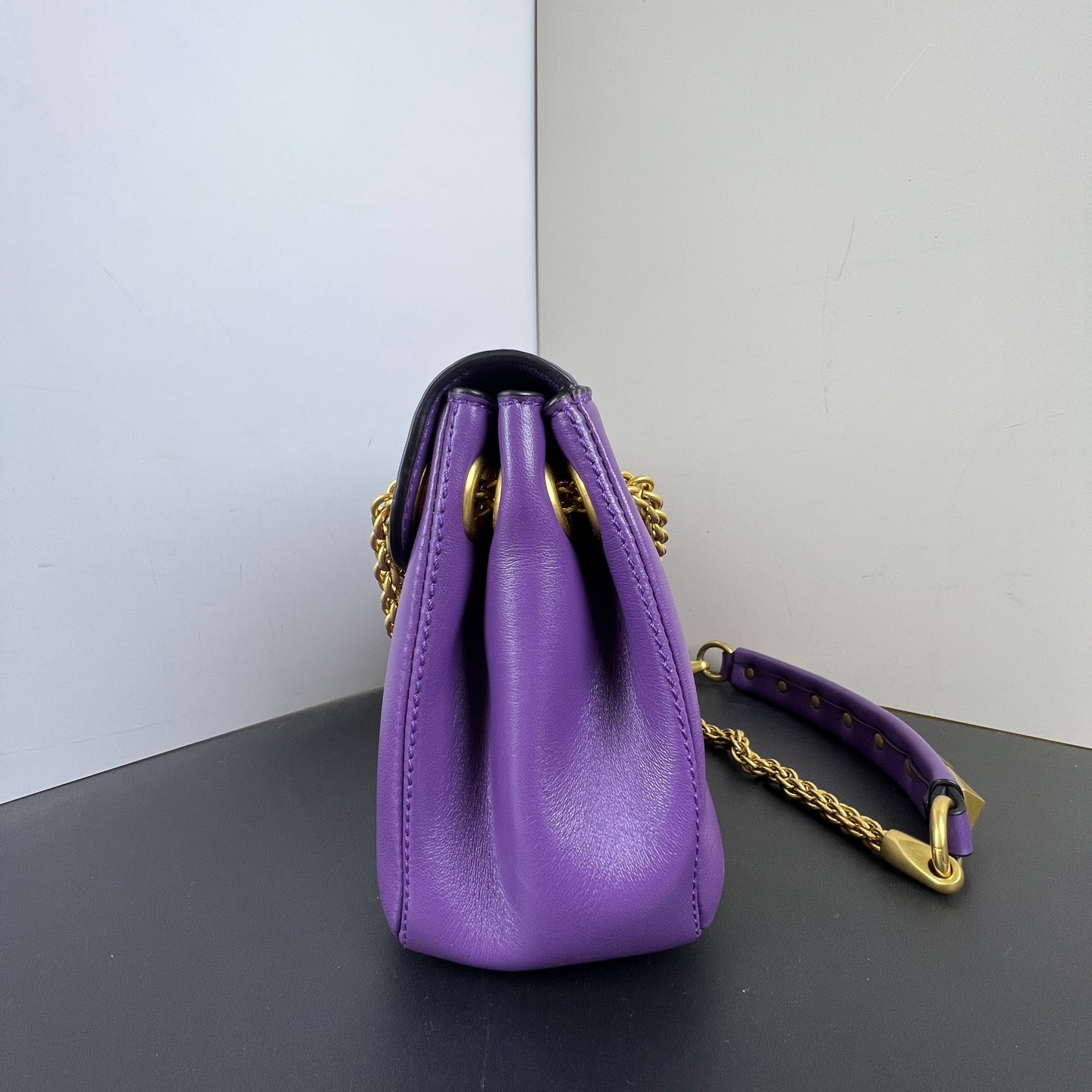 Valentino - Rockstud - Leather - Purple - (mini)