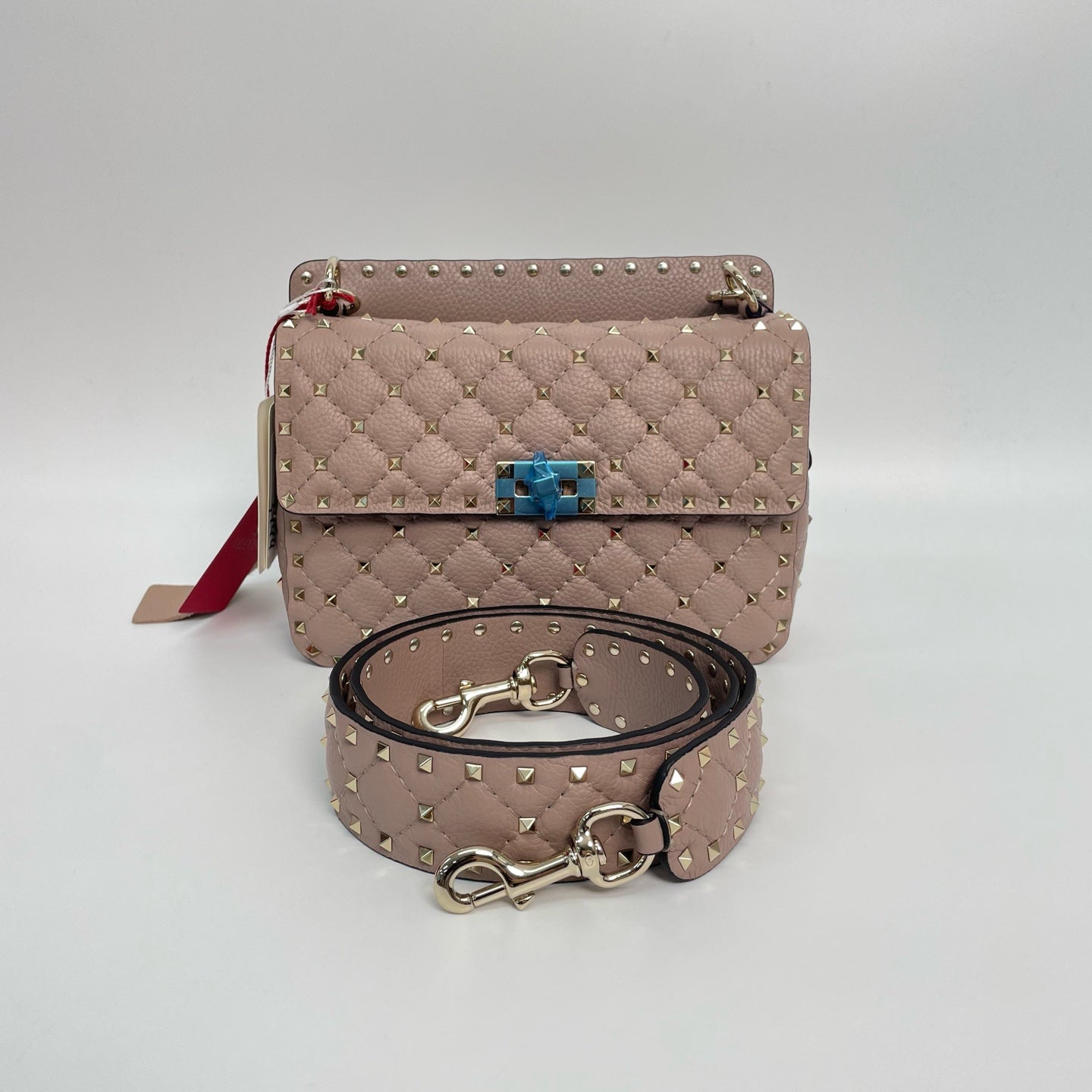 Valentino - Rockstud Spike - Leather - Pink - (medium)