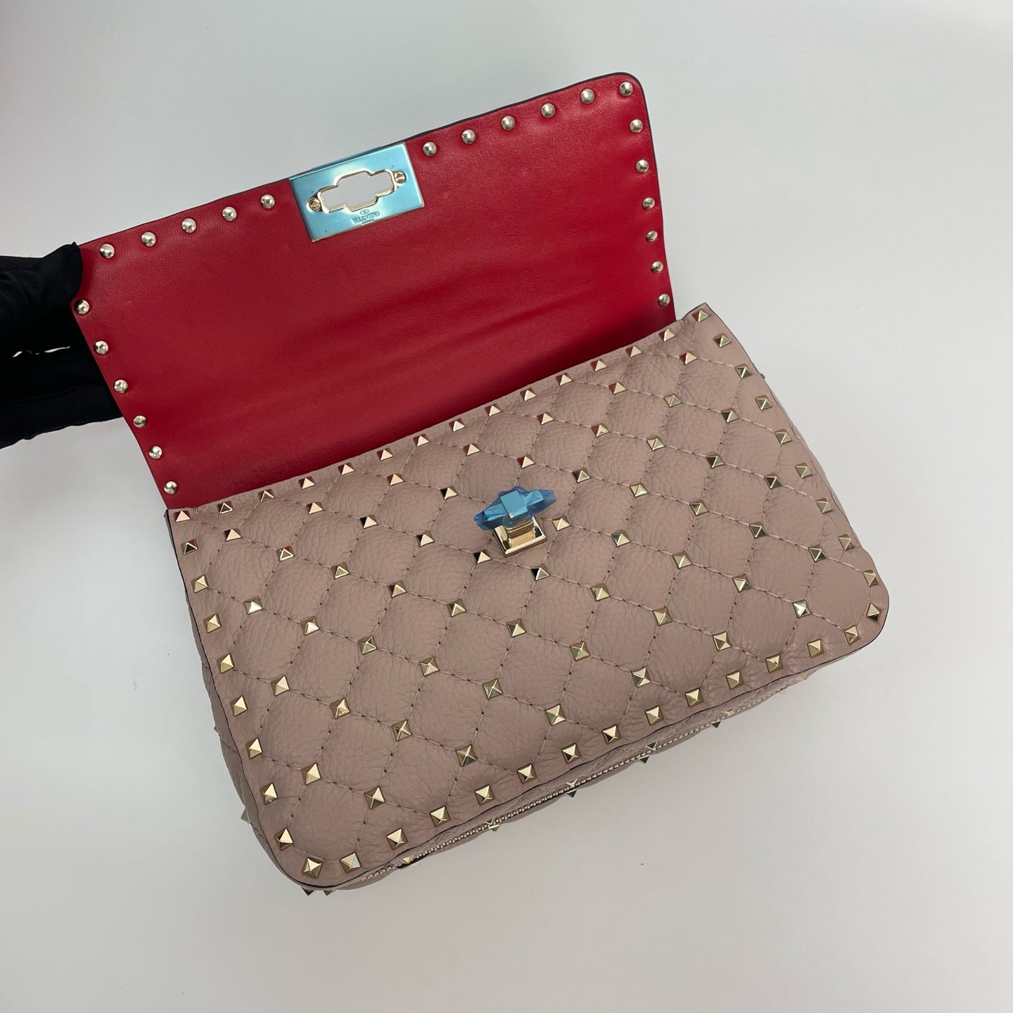Valentino - Rockstud Spike - Leather - Pink - (medium)