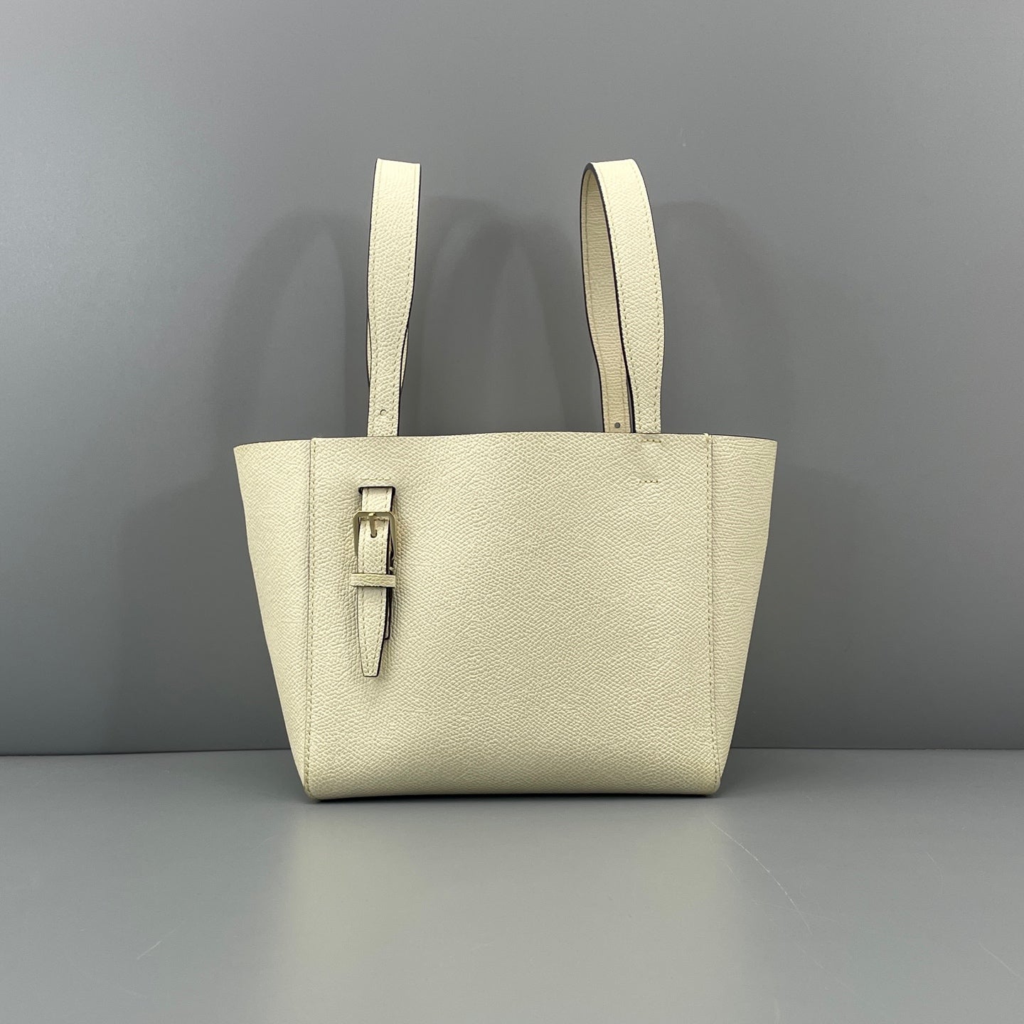Valextra - Bucket bag - Leather - White - (mini)