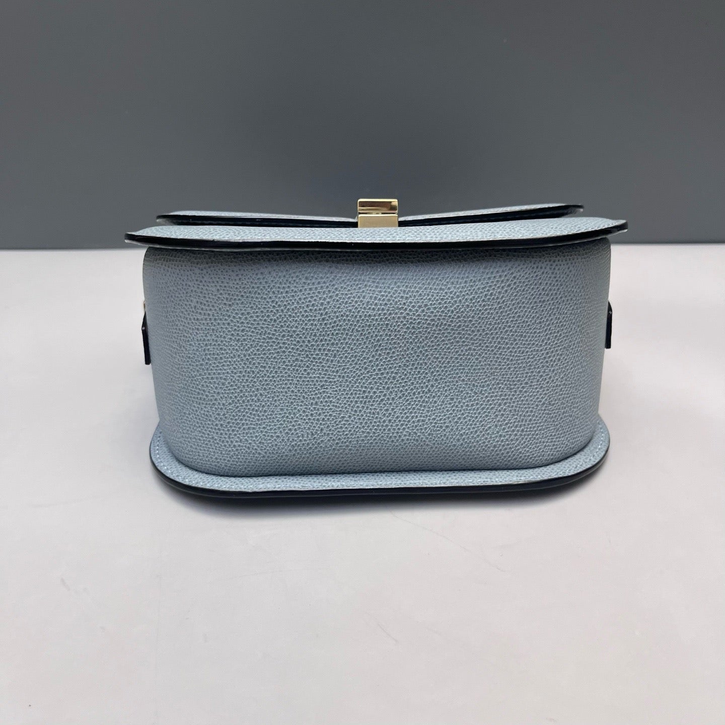 Valextra - Crossbody Box Bag - Leather - Blue - (Medium)
