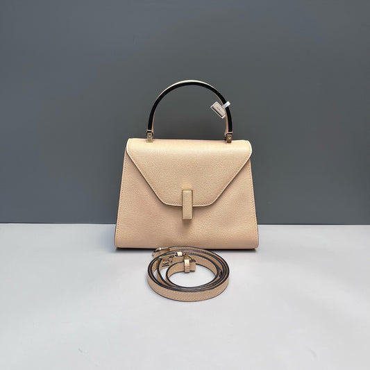 Valextra - Inside - Grained calfskin leather - Beige - (medium)