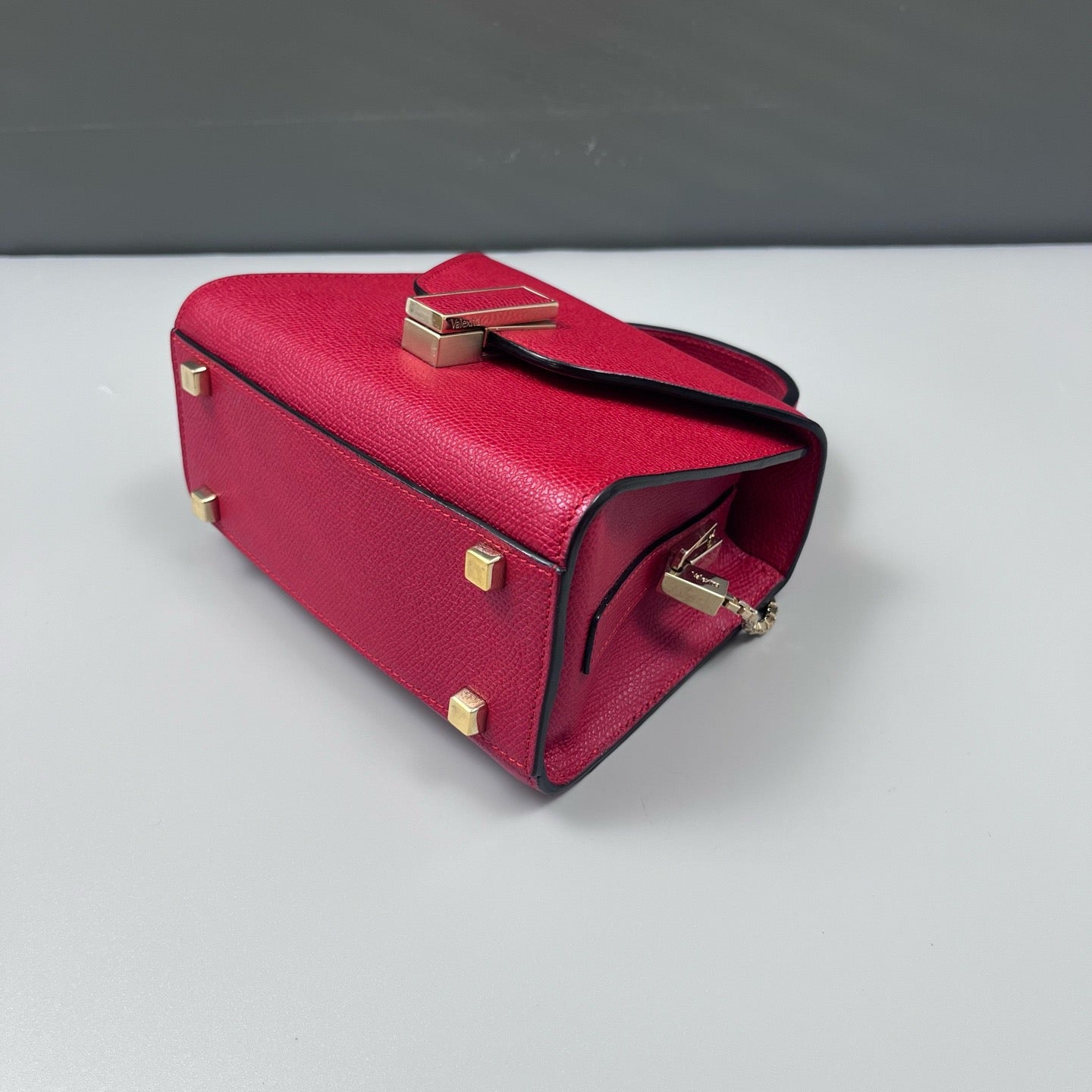 Valextra - Inside Nano - Leather - Red - (mini)