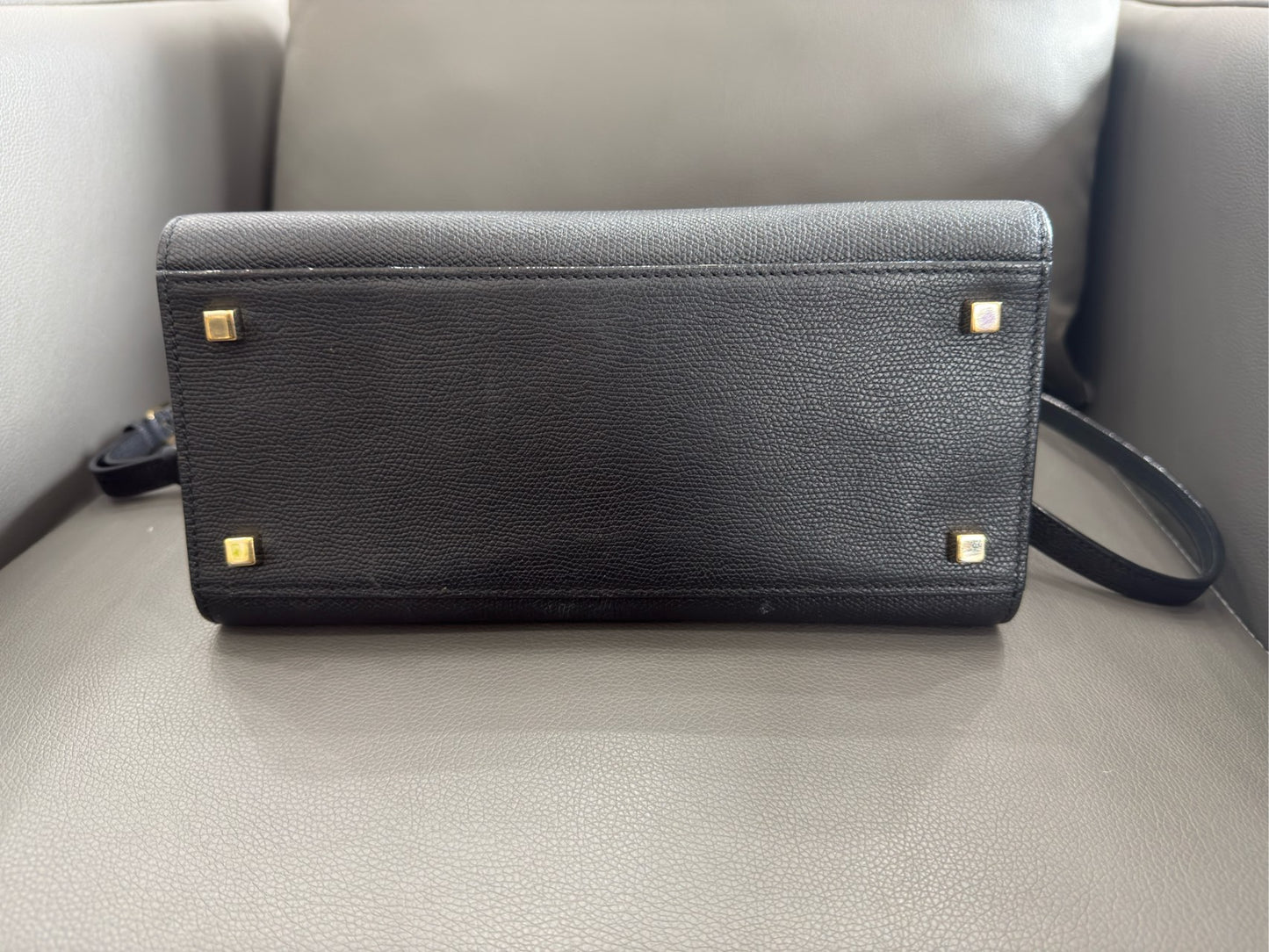 Valextra - Iside - Grained leather - Black - (Medium)