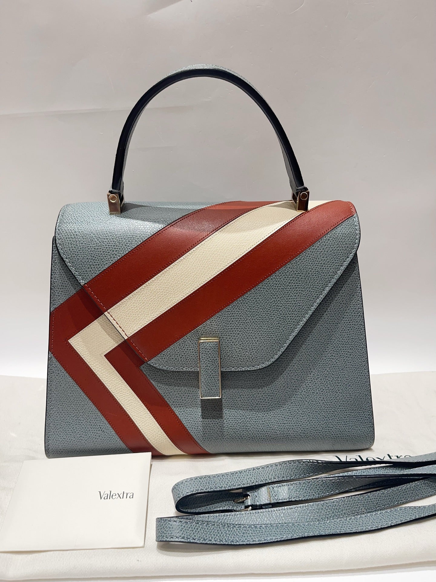 Valextra - Iside - Leather - Blue - (medium)