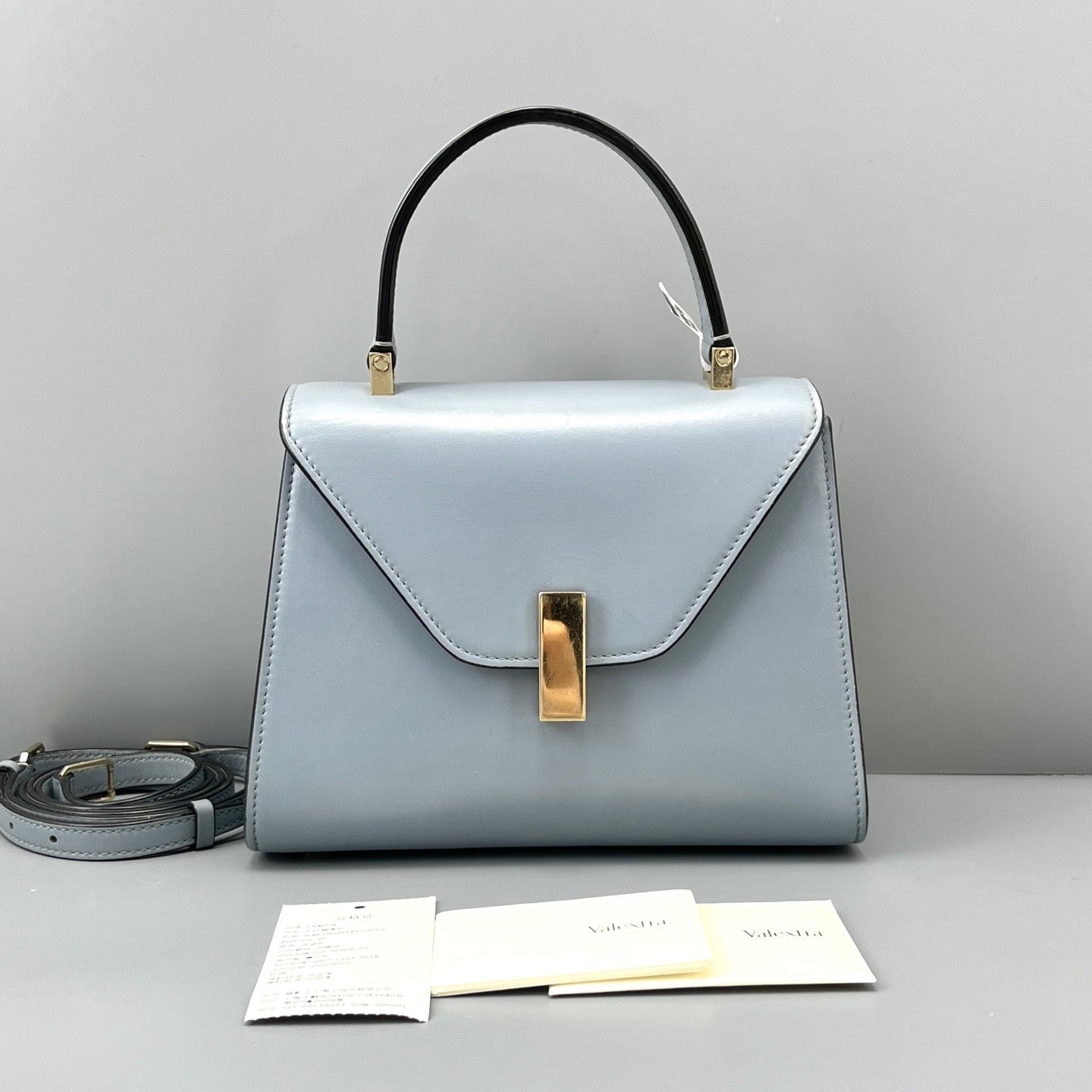 Valextra - Iside - Leather - Blue - (mini)