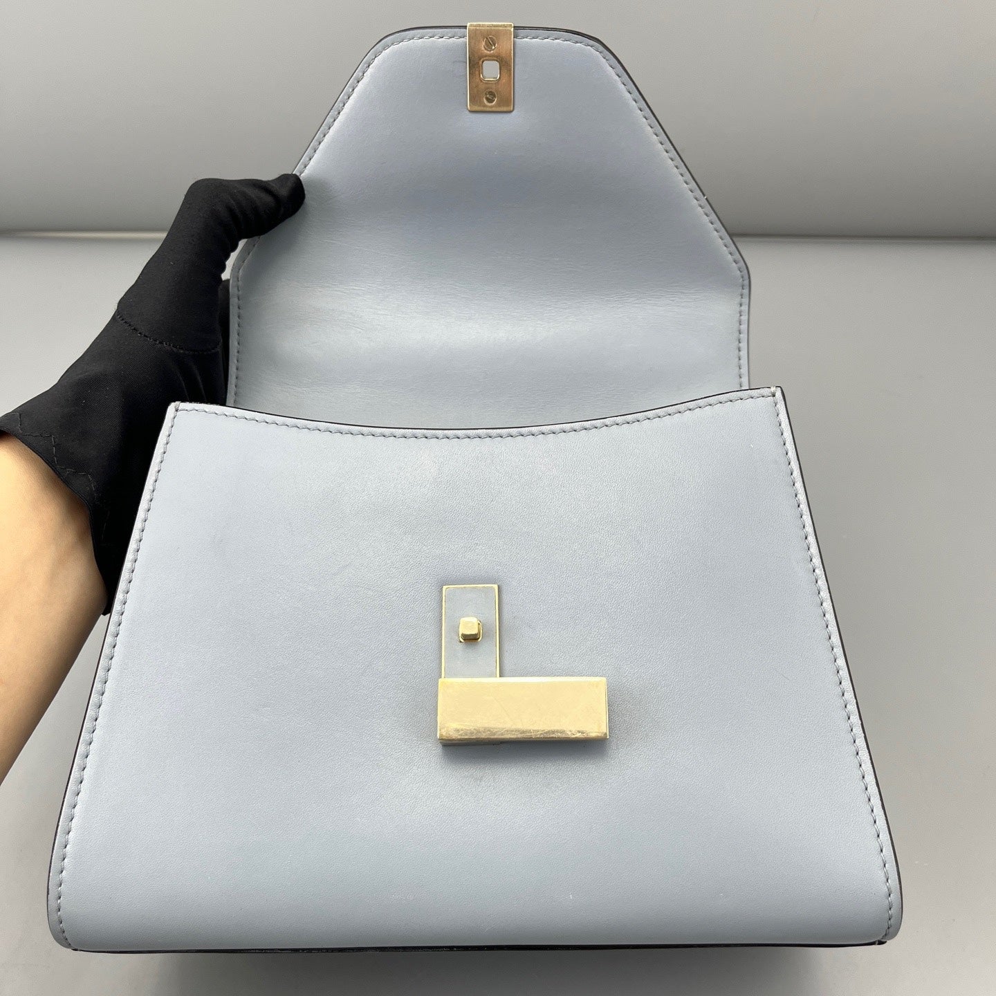 Valextra - Iside - Leather - Blue - (mini)