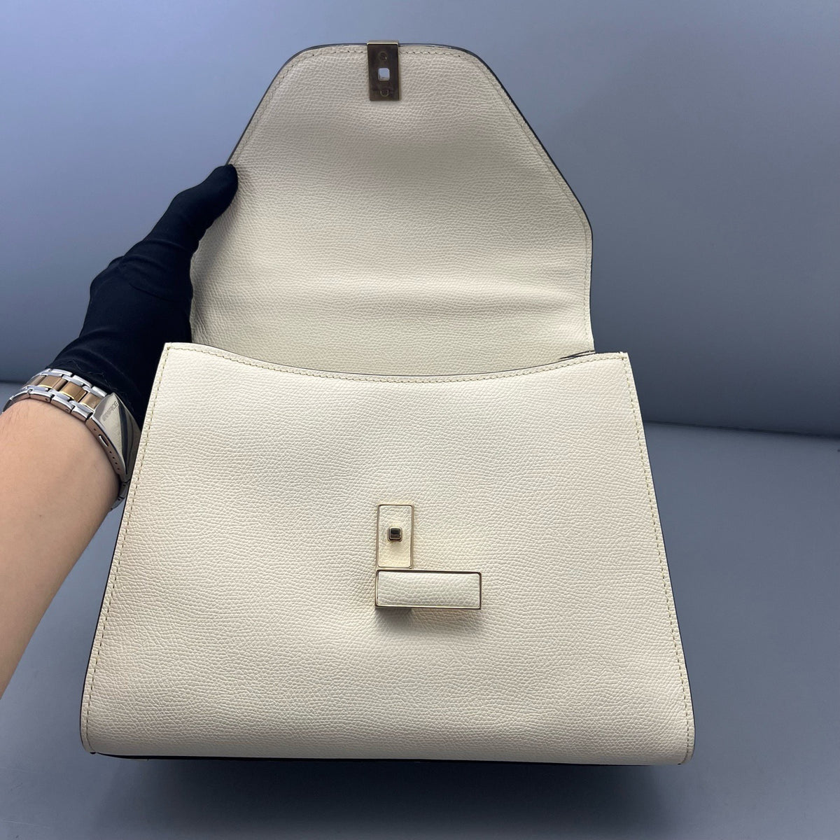 Valextra - Iside - Leather - White - (Small)