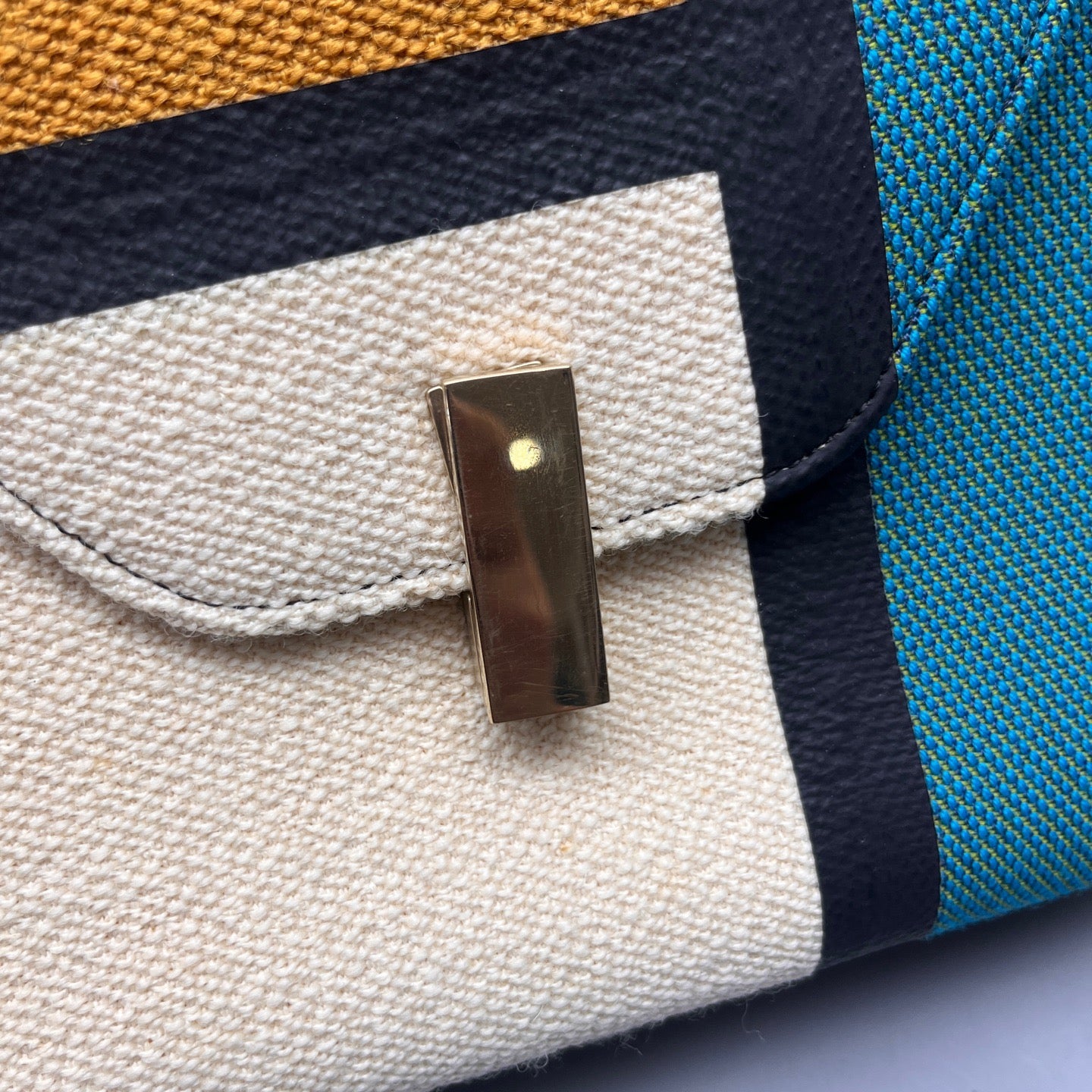 Valextra - Lside Messenger Bag - Wool tweed and leather - Multicolour - (medium)