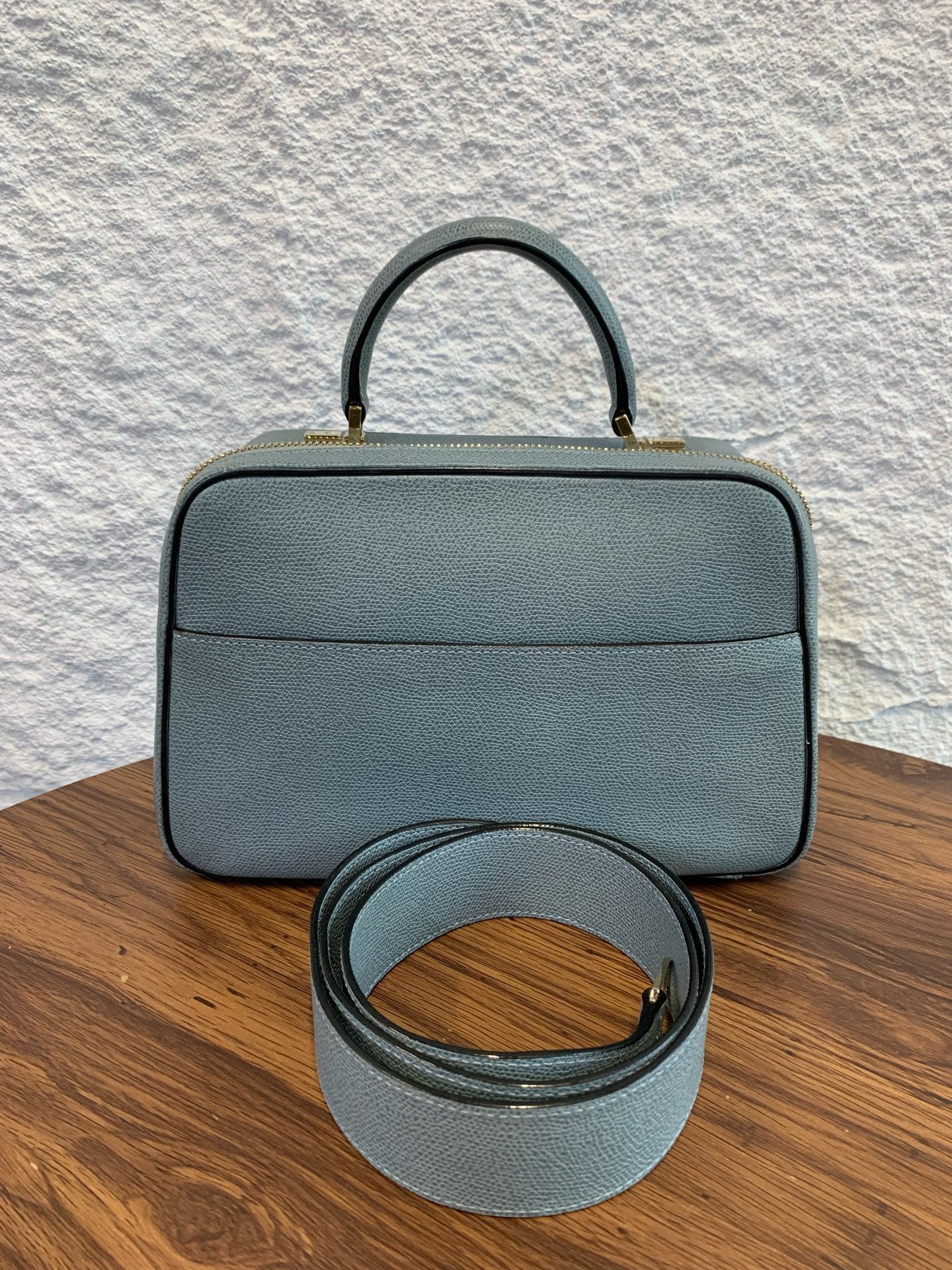 Valextra - Serie S - Leather - Blue - (medium)