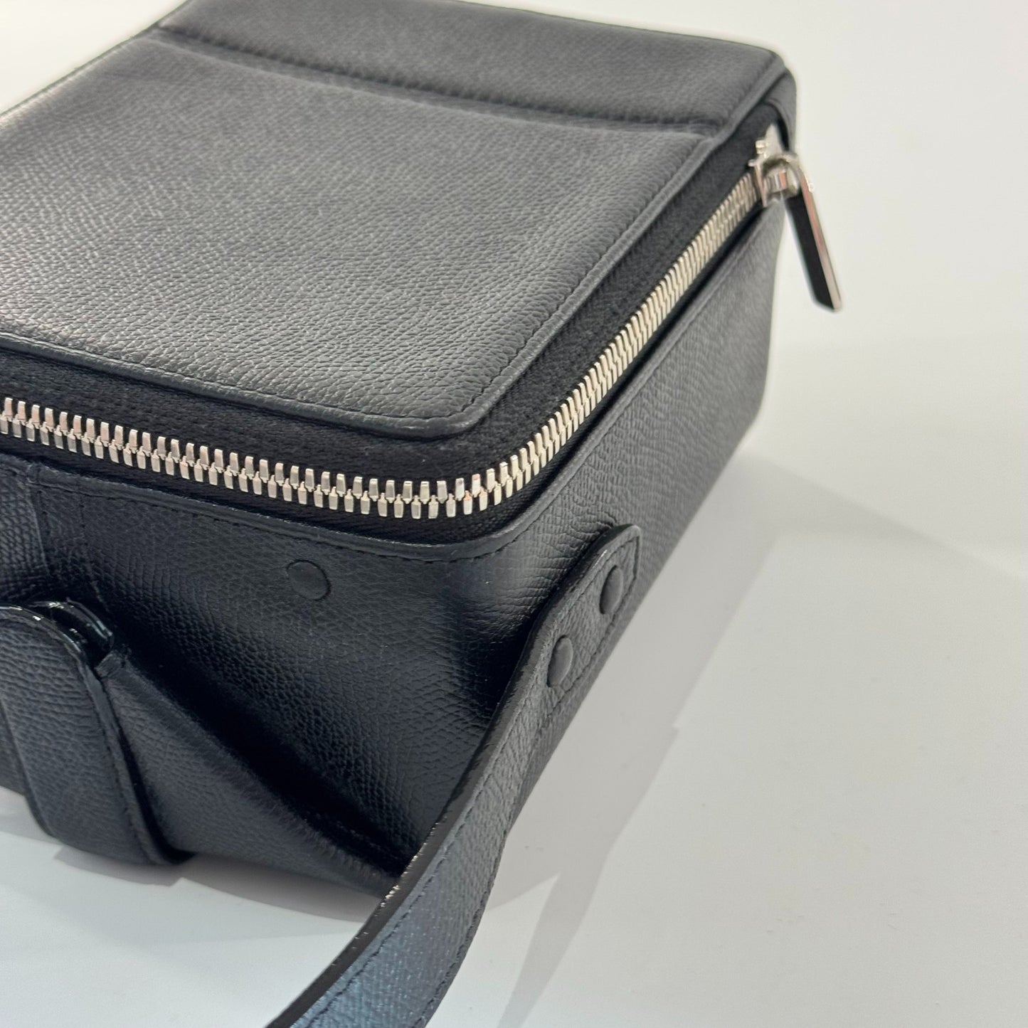 Valextra - Tric Trac - Grained leather - Black - (mini)