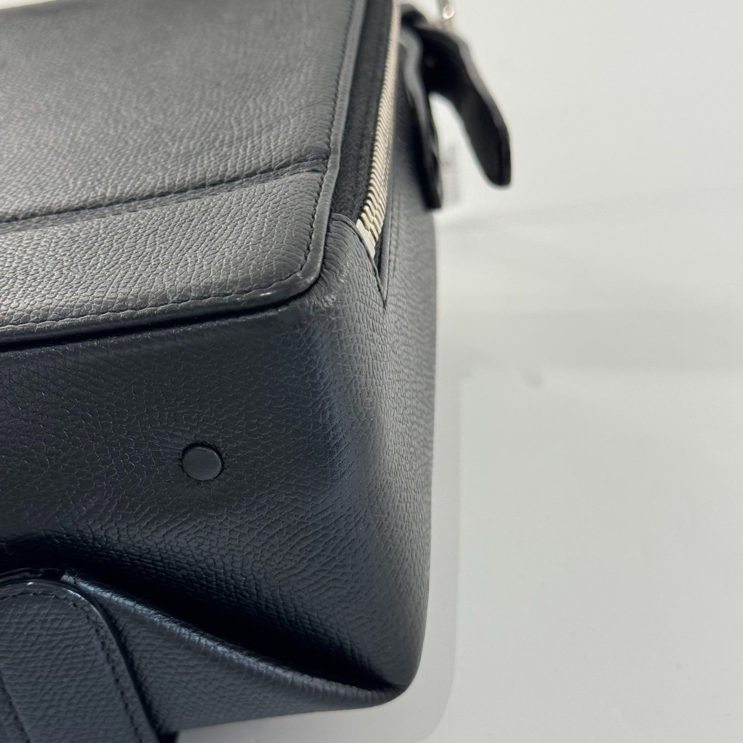 Valextra - Tric Trac - Grained leather - Black - (mini)