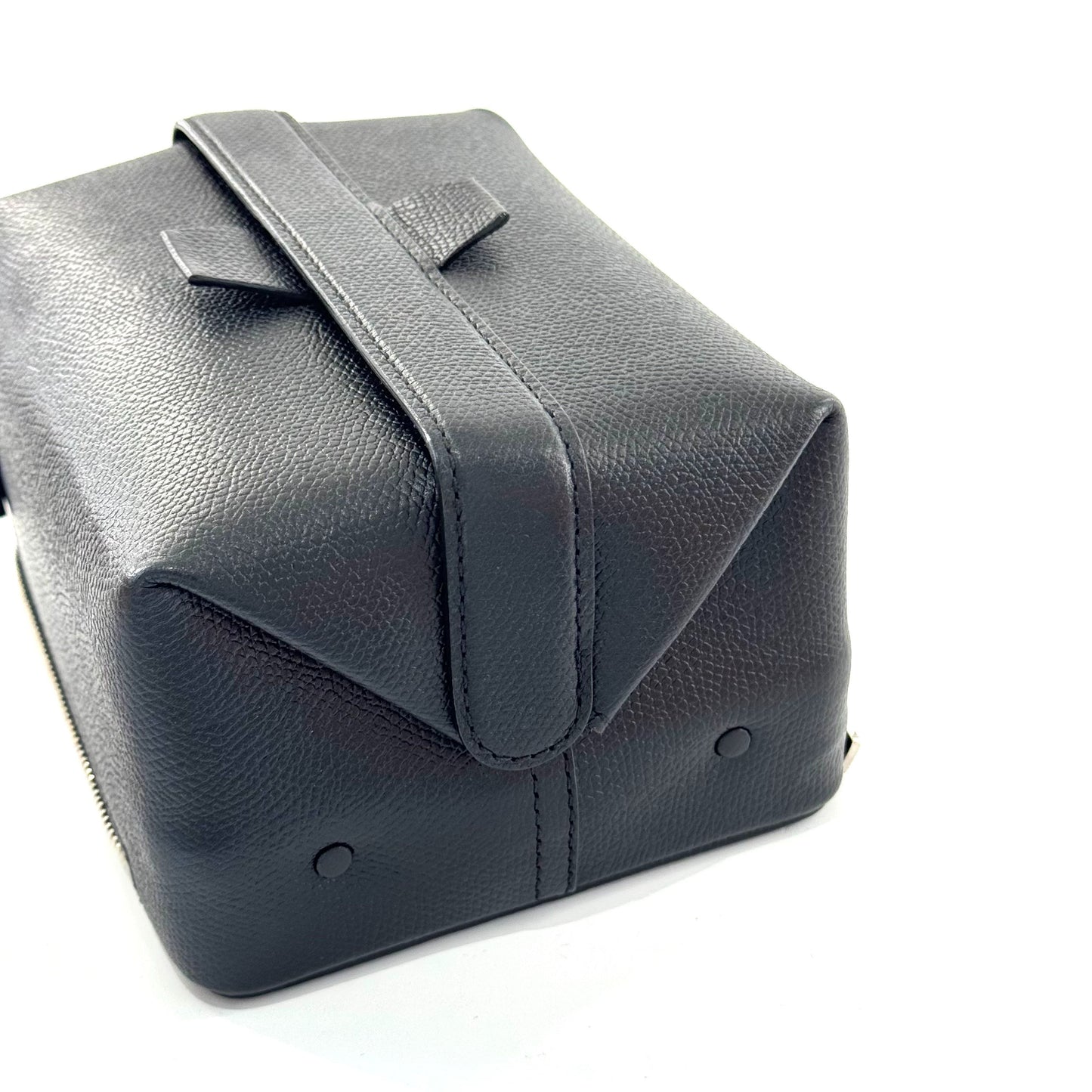 Valextra - Tric Trac - Grained leather - Black - (mini)