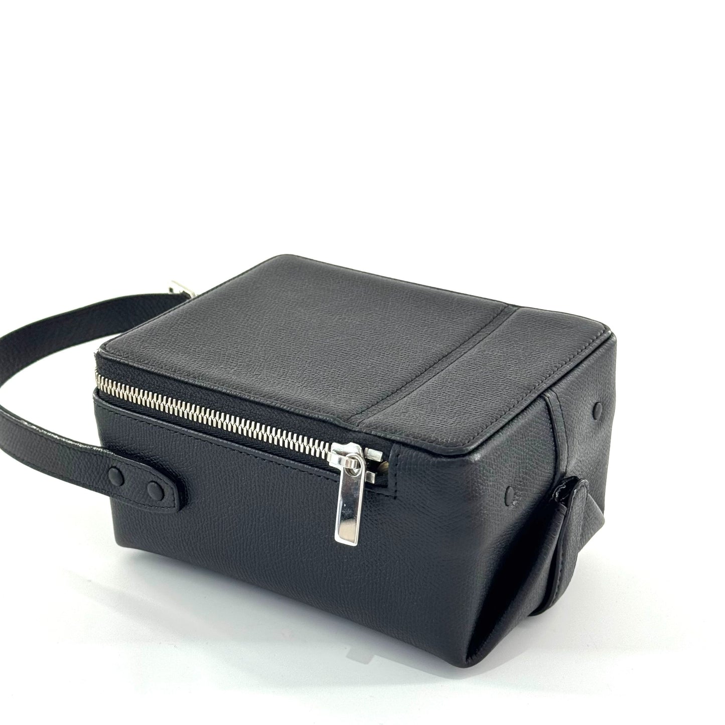 Valextra - Tric Trac - Grained leather - Black - (mini)