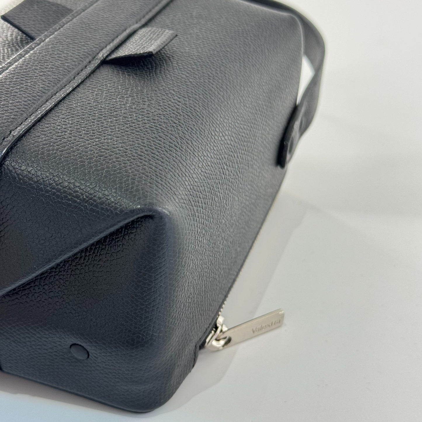 Valextra - Tric Trac - Grained leather - Black - (mini)