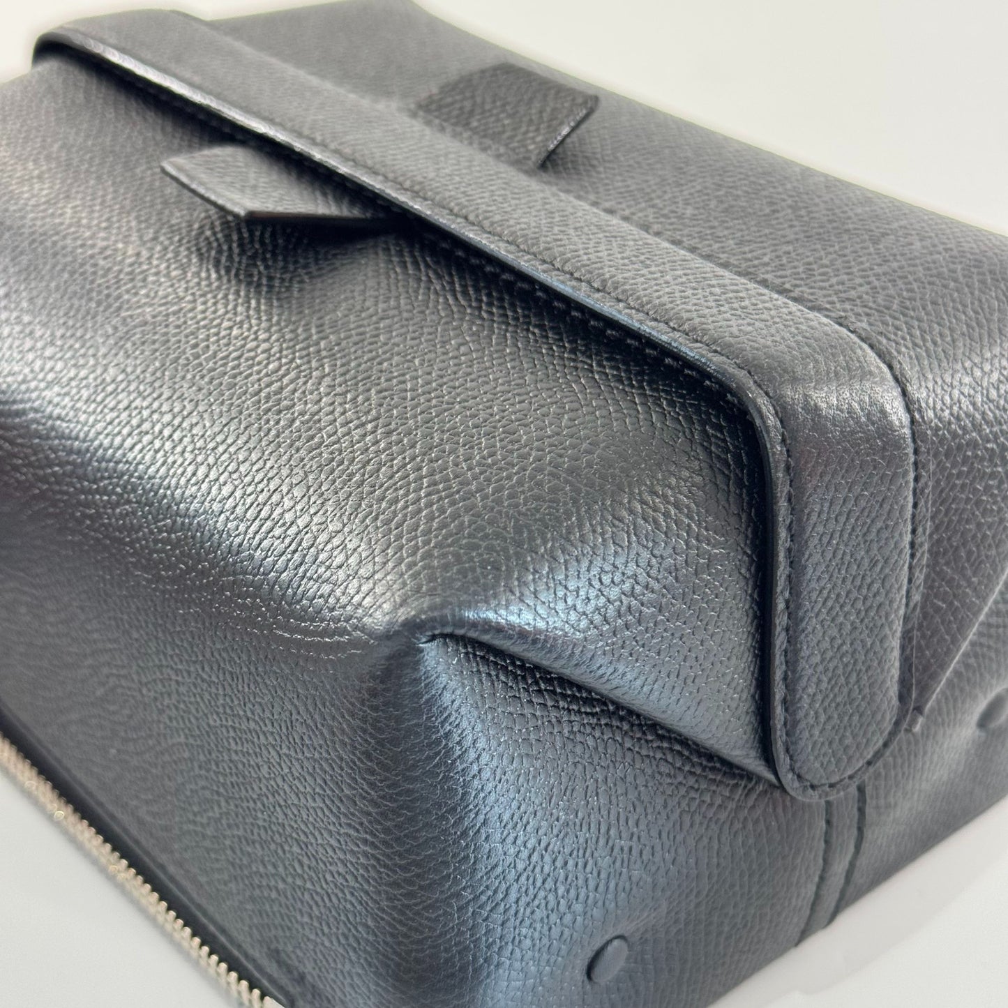 Valextra - Tric Trac - Grained leather - Black - (mini)