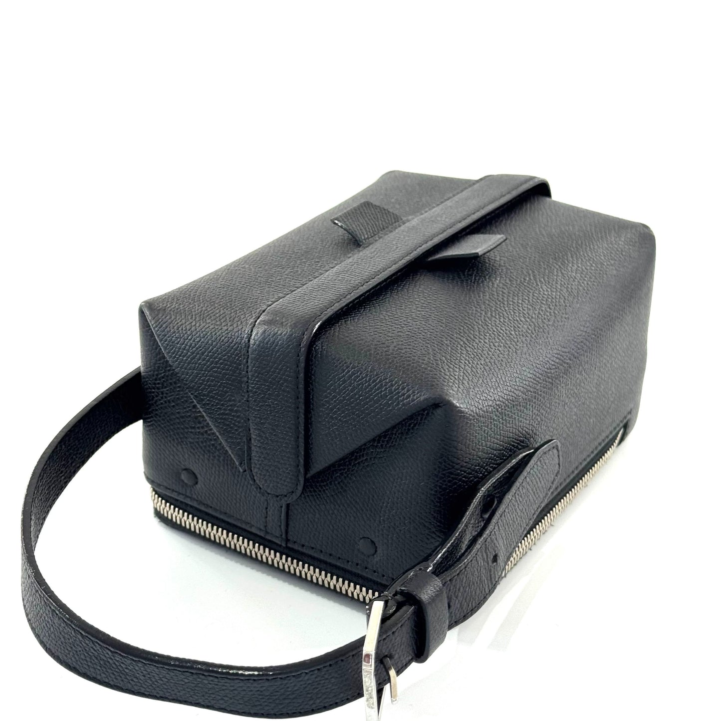 Valextra - Tric Trac - Grained leather - Black - (mini)