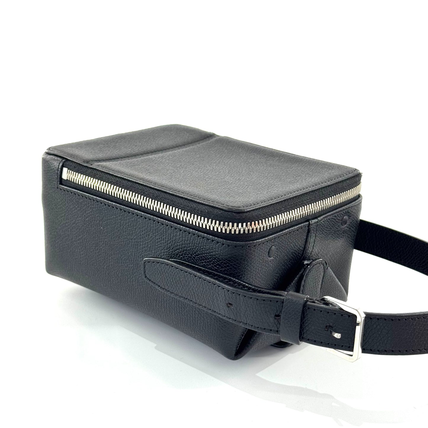 Valextra - Tric Trac - Grained leather - Black - (mini)