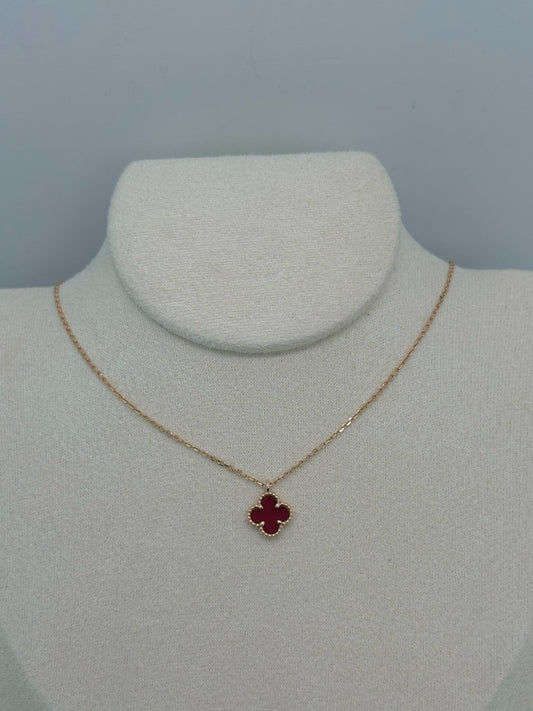 Van Cleef & Arpels - Sweet Alhambra - Yellow gold - Red