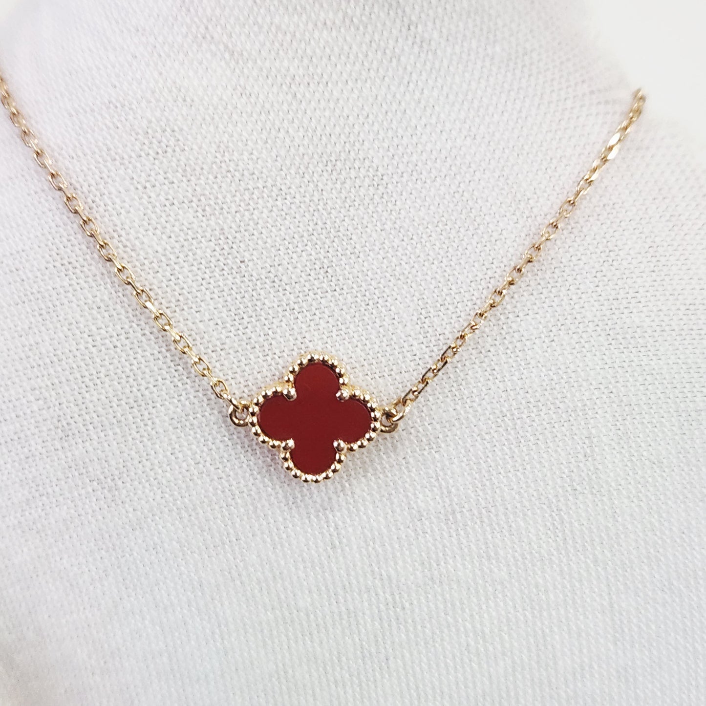 Van Cleef & Arpels - Sweet Alhambra - Yellow gold - Red - (16.5 cm)
