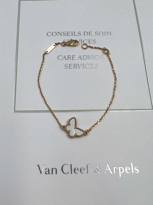 Van Cleef & Arpels - Sweet Alhambra - Yellow gold - White