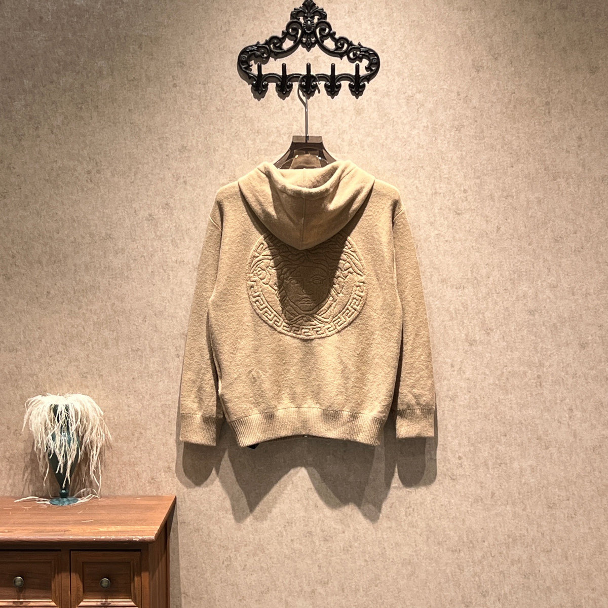 Versace - Other - Wool - Camel - (40)