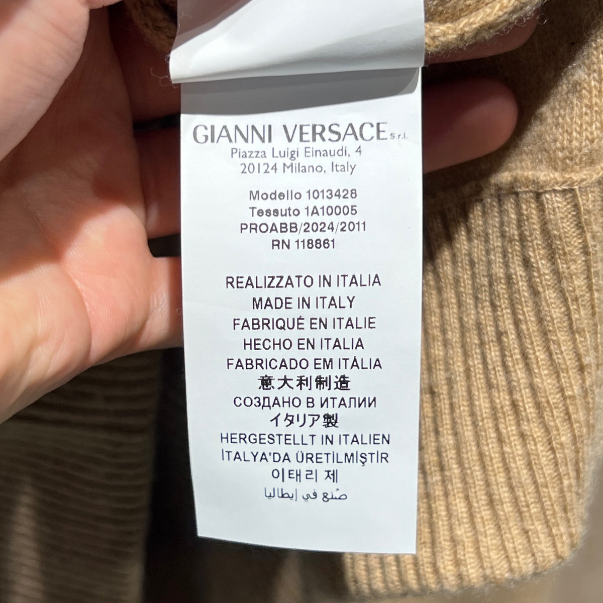 Versace - Other - Wool - Camel - (40)