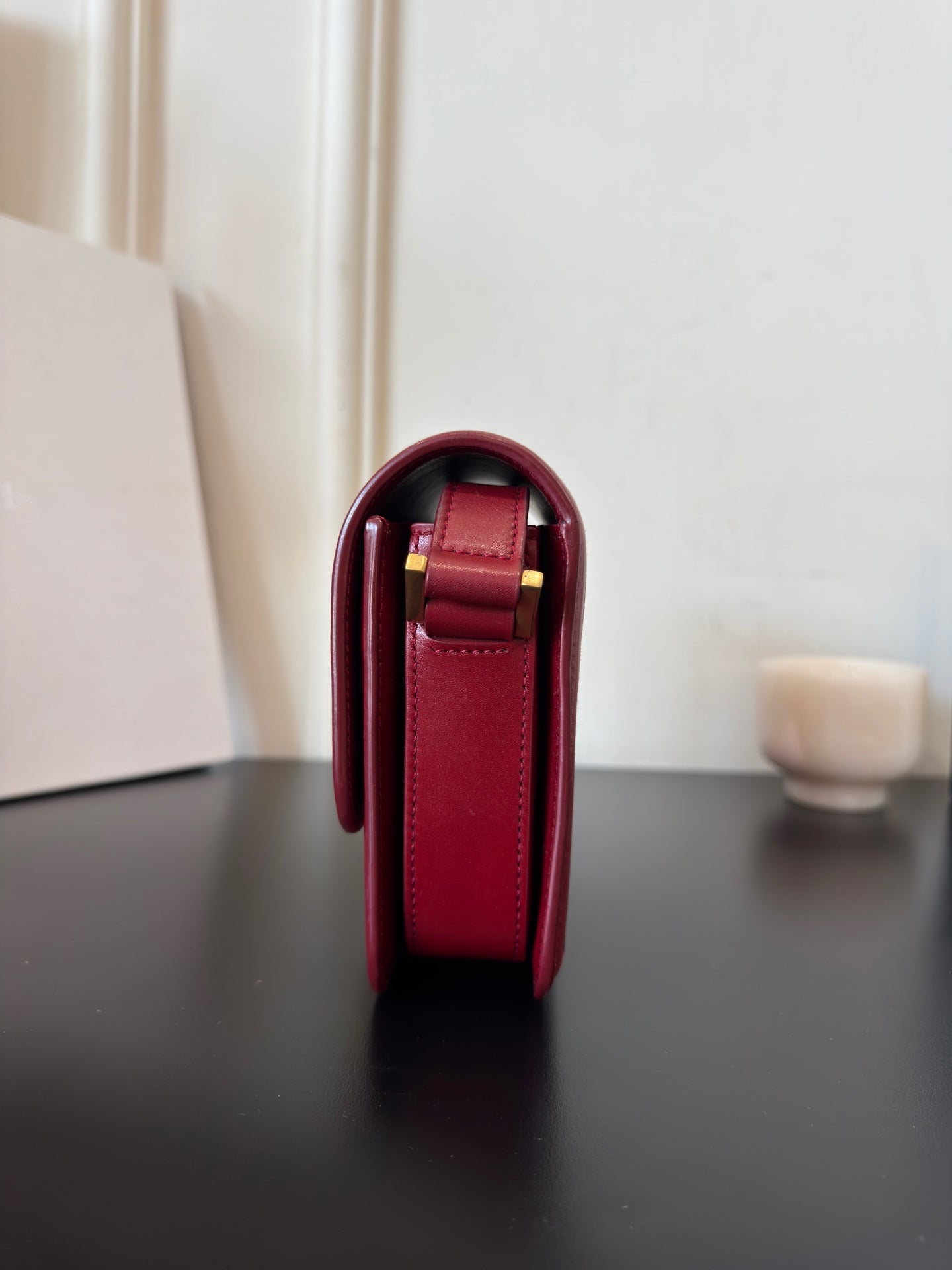 YSL - Solferino - Leather - Red - (small)